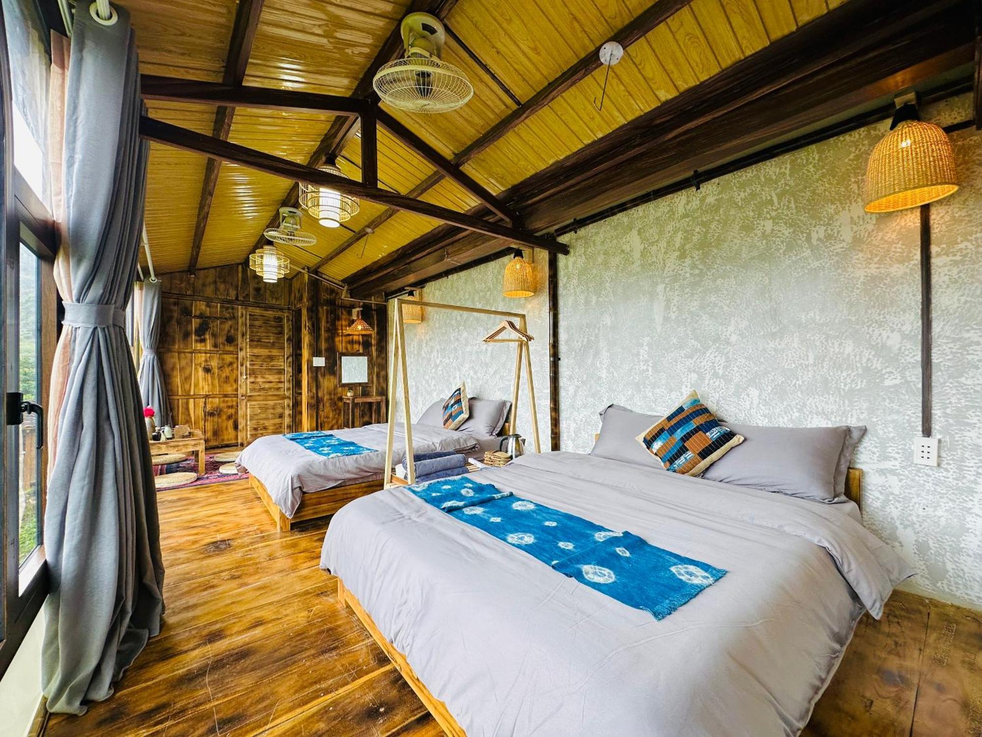 Khoi Homestay And Restaurant Loung Co Bagian luar foto