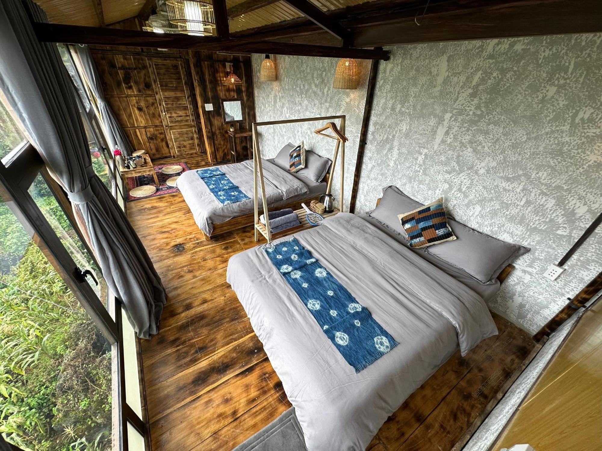 Khoi Homestay And Restaurant Loung Co Bagian luar foto