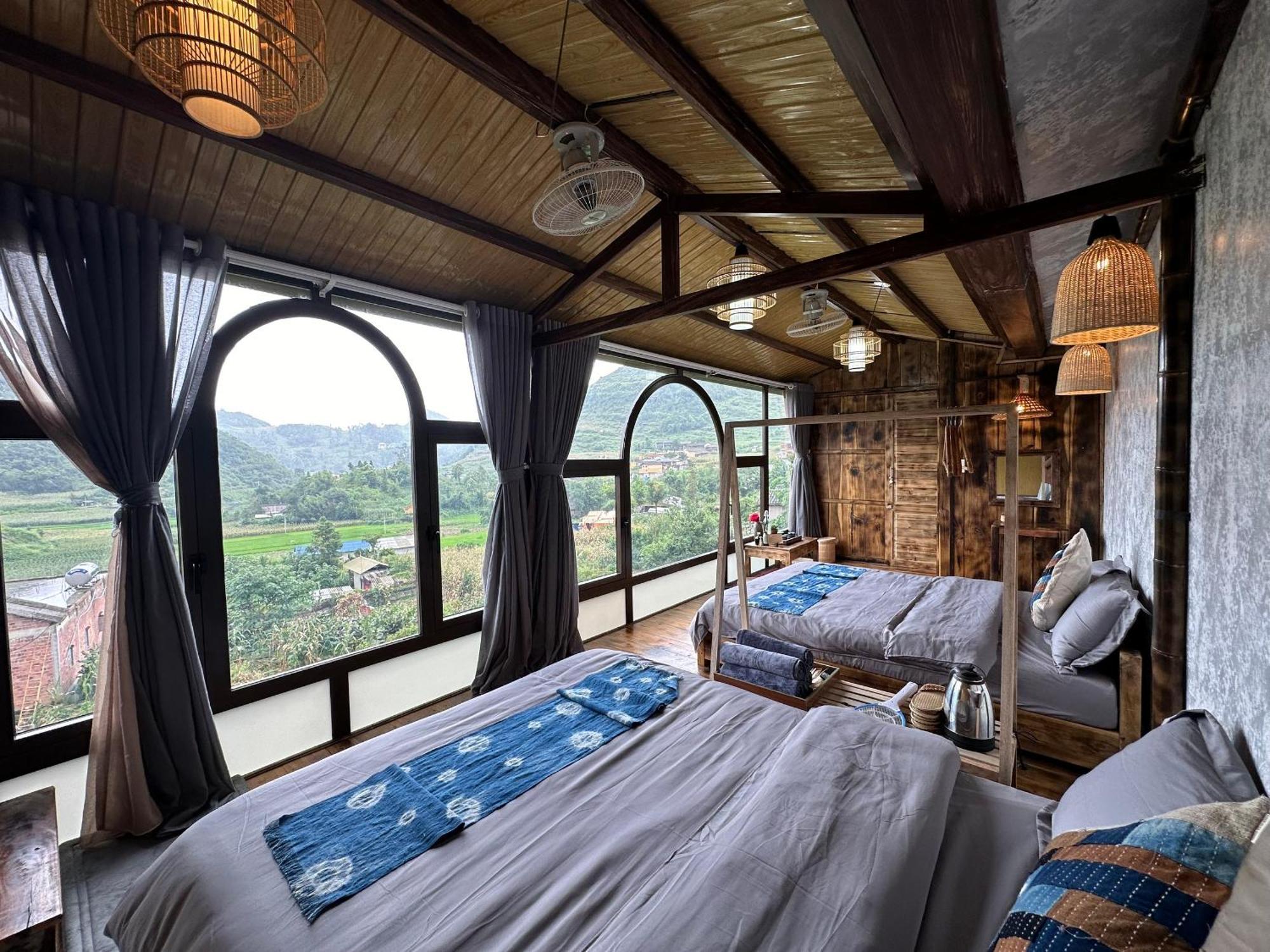 Khoi Homestay And Restaurant Loung Co Bagian luar foto