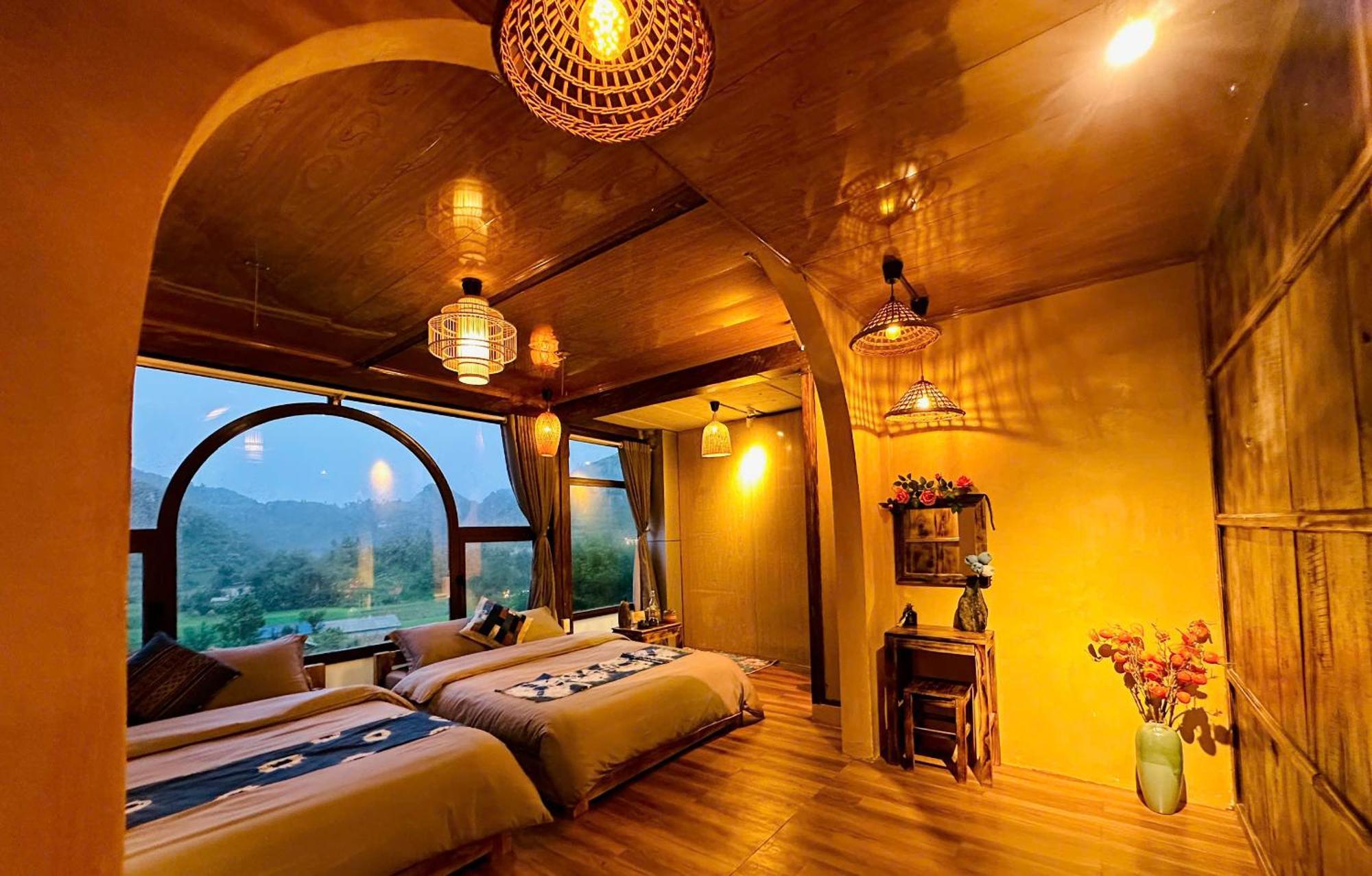 Khoi Homestay And Restaurant Loung Co Bagian luar foto